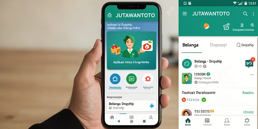 Tampilan antarmuka JUTAWANTOTO yang menarik dan fungsional untuk dropship.