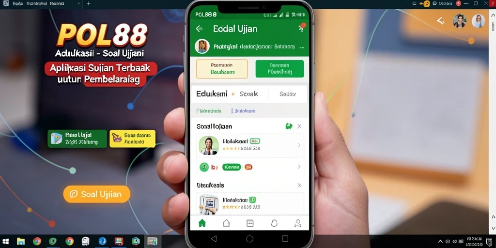 Antarmuka POL88 menampilkan fungsi Soal Ujian yang interaktif.